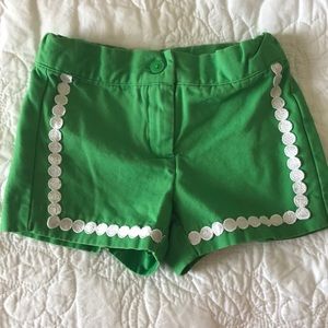 Janie and Jack 2T Kelly Green Shorts